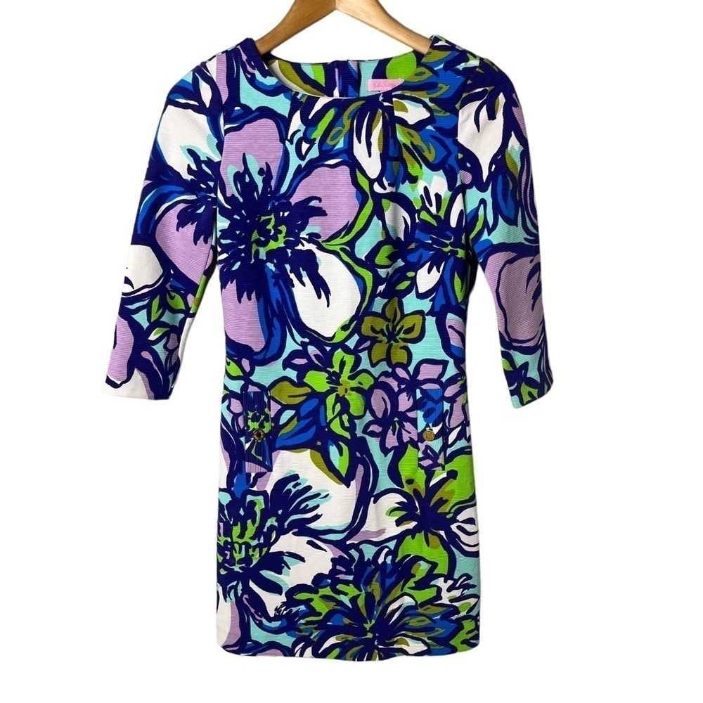 Lilly Pulitzer Charlene Dress in Catwalk Floral Dress Size XS Style 86130
